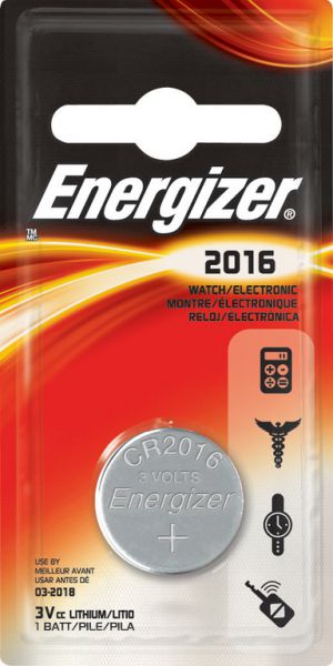 Батарейка Energizer CR-2016 BL-1