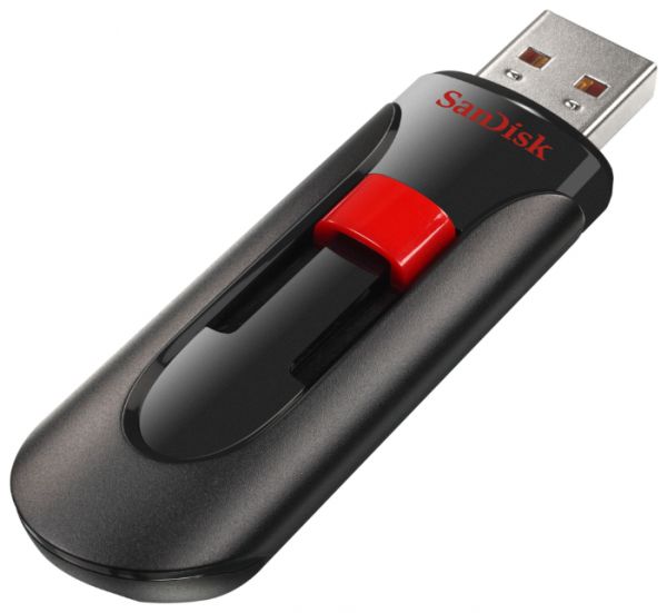 Флешка Sandisk Cruzer Glide 64Гб черный