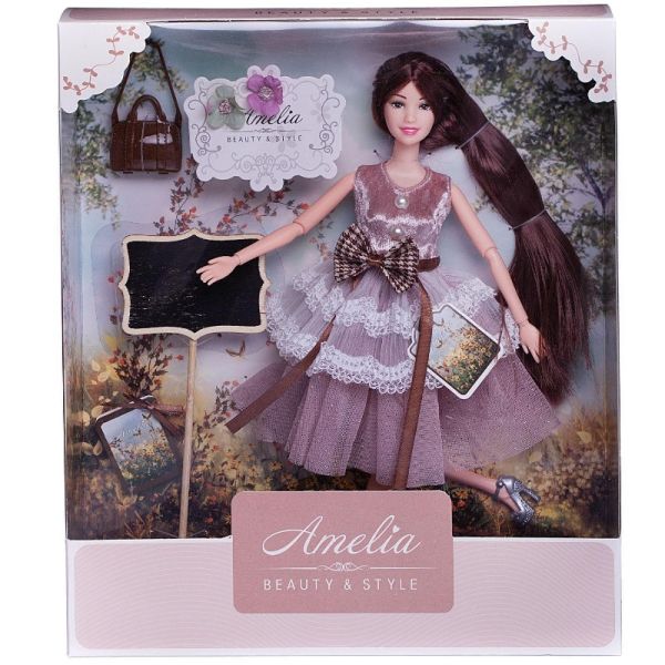 Кукла ABTOYS Amelia Летний вечер PT-01633 с аксессуарами 30 см