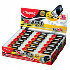 Ластик MAPED X Pert Mini малый с новой формулой образующий Х в сечении для точного стирания