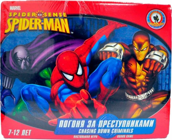 Настольная игра Русский стиль Spider-man Погоня за преступниками