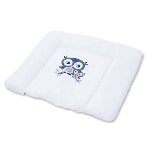 Пеленальный матрас Berber Dino Mat XL 80 Owl Совы 70х80 см серый