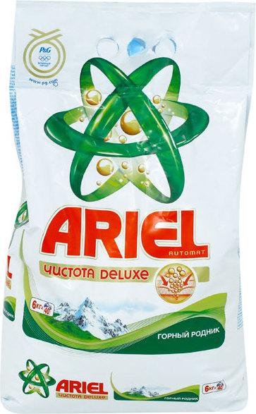 Стиральный порошок Ariel Автомат Горный родник 6кг